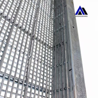 Sistema de Cerca de Acero Inoxidable 358 de Alta Seguridad Antiescalada, Tamaños y Colores Personalizados Disponibles, Postes Cuadrados/Redondos de 6 Pies, Galvanizado+PVC