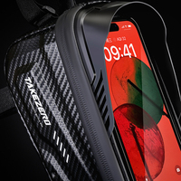 A3 TAKEZERO Sacoche de vélo étanche avec écran tactile, pare-soleil avant, sacoche de téléphone pour vélo de montagne et de route