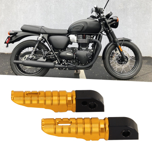 Repose-pieds arrière de moto en alliage d'aluminium CNC, remplacement pour <span class=keywords><strong>Street</strong></span> <span class=keywords><strong>Scrambler</strong></span> <span class=keywords><strong>900</strong></span> 2016-2021, doré - Product Image 5
