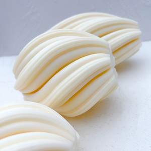 Stampo in Silicone per Candele Moderne a Colonna, 3 Misure, Forma Geometrica a Spirale Ondulata, Conico, Arte Astratta, Decorativo a Strisce Ondulate - Product Image 6