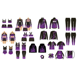 ชุดกีฬาลายสก็อตเสื้อครอปท็อปและสั้นชุดออกกำลังกายแบบระเหิดสำหรับเด็กผู้หญิงชุดออกกำลังกายสำหรับไปโรงเรียนเต้นรำ - Product Image 4