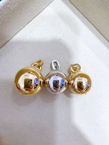 Pendentif boule simple et polyvalent en or 18 carats Xinfly, boucle universelle, or véritable Au750, pour femme, pendentifs fins, breloques, collier - Product Image 4