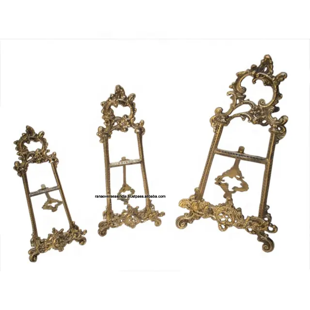 Brass Metal Plate Display Stands, Slab Display stands