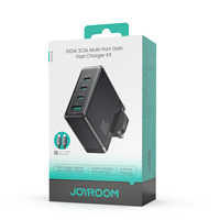 Chargeur rapide multi-ports JOYROOM 3C1A GaN, chargeur rapide USB-C PD GaN 100W