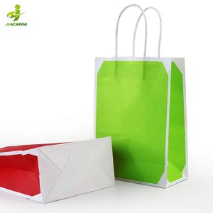 Bolsas biodegradables con impresión personalizada, Bolsas De <span class=keywords><strong>Papel</strong></span> <span class=keywords><strong>Kraft</strong></span> De colores para compras y regalos, con tu logotipo - Product Image 6