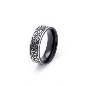 Anillo vikinga, anillos de acero inoxidable RI10 vikingo/CELTA Vikingo, martillo thoras, anillo celta de acero inoxidable Bague - Product Image 1