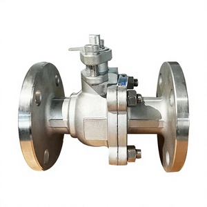 หน้าแปลนบอลวาล์ว Q41F-16P 1.6 ซีล PTFE สำหรับงานหนัก สแตนเลส 316 แบบแมนนวล OEM ทนอุณหภูมิสูง - Product Image 1