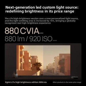 Proyector Inteligente DLP Z7X de Alto Brillo 1080P con Enfoque Automático, Corrección Keystone, Sistema Operativo Android, 880 CVIA Lúmenes - Product Image 3