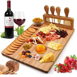 Bán Buôn Tùy Chỉnh Kích Thước Số Lượng Lớn Trống Cheese Board Gỗ Chặt Khối Gỗ Chuyên Nghiệp Thớt