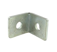 Accessoires photovoltaïques personnalisés, acier, triangle à deux trous, acier inoxydable antiseismique, supports d'angle fixes à 90 degrés