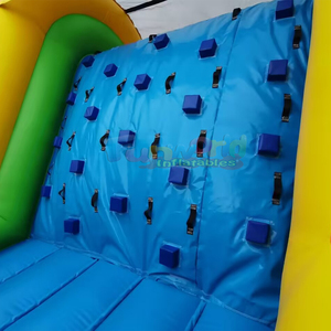 Giant outdoor kids bouncy castle commercial <b>inflatable</b> holiday beach bounce <b>house</b> obstacle course - Product Image 5
