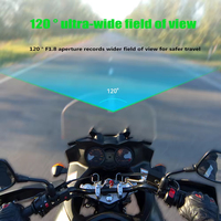Casque de moto haut de gamme avec audio cristallin, caméra embarquée HD pour casque, enregistreur vidéo pour enregistrement de sécurité