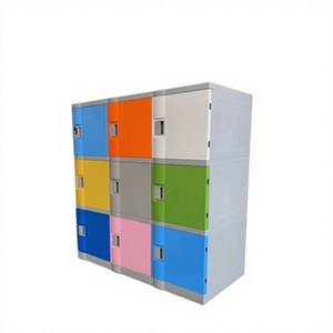 Современный пластиковый шкаф-локер из АБС-пластика с несколькими дверцами для школьных классов, домашнего офиса и начальной школы - Product Image 1