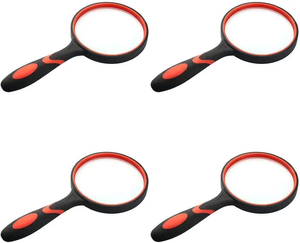 Loupe de lecture incassable portable 75mm 10X Loupe adaptée aux personnes âgées et aux enfants - Product Image 3