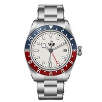 Montre Chronographe Mécanique Entièrement Automatique pour Homme, Vente en Gros Direct Usine, Boîtier en Acier Inoxydable, Aiguilles, Fermoir Papillon