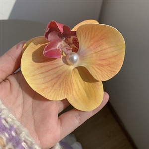 Großhandel Mode Blumen-Orchideen-Haarspange für Damen und Mädchen Süße Urlaubs-Blumen-Haarnadel Seitenpony-Haaraccessoires Schmuck - Product Image 6