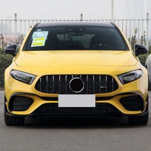 Kit carrosserie de pare-chocs avant Mercedes-Benz Classe A W177 Noir piano Matériau PP Année modèle 2018 - Product Image 1