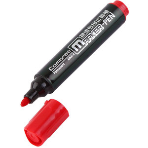 Qixin Marker <b>Pen</b> 2.0mm Oil-based Black Red Blue Logistics Office Supplies 12 <b>Pens</b> <b>Box</b> - Product Image 5