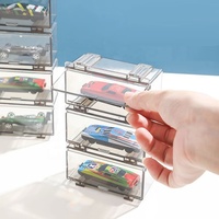 Boîte acrylique de vitrine de vitrine de protecteur en plastique transparent pour des voitures modèles