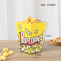 Boîtes en papier kraft de qualité alimentaire, écologiques et recyclables, à usage unique, adaptées aux assiettes de barbecue, aux frites et au pop-corn.
