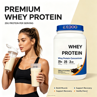 Supplément en Poudre de Protéines de Lactosérum Isolat BCAA pour le Soutien de la Masse Musculaire Maigre, Superaliment de Santé, Vente en Gros OEM