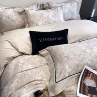 Produit neuf, housse de couette 100% coton, draps de lit taille king, ensemble de couette, literie de luxe