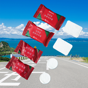 Xách Tay <span class=keywords><strong>Mini</strong></span> Nén Bông Rắn Màu Mặt Tay Khăn Dùng Một Lần Không Dệt Kỹ Thuật Cho Cắm Trại Tắm Sử Dụng Đồng Xu Mô Du Lịch - Product Image 3