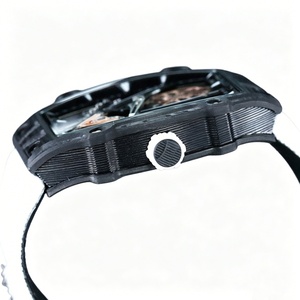 Luxury RM27-05 Carbon Fiber Tonneau Tourbillon <b>Watch</b> Ultra Thin 8.5mm Sapphire Crystal <b>Mechanical</b> Sports <b>Watch</b> for Men - Product Image 6
