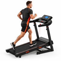 Tapis de course pliable en gros avec moteur 3,5 CV, machine de course électrique portable pour la maison, gain de place, affichage LED, pour l'exercice