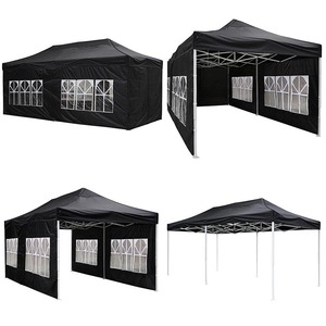 Tente d'extérieur robuste et simple, abri pliant en tissu, auvent à quatre coins, fenêtre romaine translucide en tissu artistique pour grands événements - Product Image 2