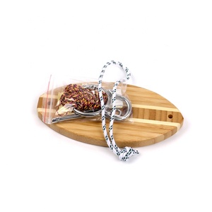 100% Bamboo <strong>Toss</strong> <strong>Hook</strong> <strong>and</strong> <strong>Ring</strong> <strong>Toss</strong> <strong>Game</strong> Unisex Indoor Outdoor Use Quick 5-minute Setup All Parts Included for Family Fun - Product Image 3