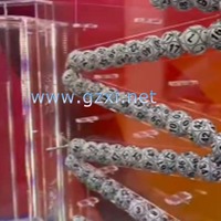 Machine de loterie électronique entièrement automatique, jeu de bingo avec éclairage LED et jeu de keno