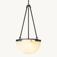 Luminaires suspendus en albâtre de couleur personnalisée de haute qualité avec garantie de 3 ans pour l'éclairage LED décoratif moderne des hôtels