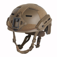 Casque intégral de moto tactique Shero avec aérations courtes, en matériau PA ABS, sangle simple, sécurité, extérieur, revêtements en aramide