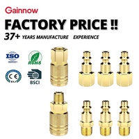 Raccords pneumatiques personnalisés en usine de haute qualité, conformes aux normes américaines, en laiton/acier inoxydable/aluminium, outils pneumatiques à connexion rapide