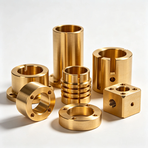 Pièces usinées CNC sur mesure de haute précision : Bagues fendues et manchons à bride en Cuivre, Laiton, Aluminium, Acier Inoxydable, et Pièces de moyeu de serrage - Product Image 1