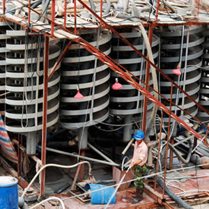 เครื่องแยกแร่ทองคำแบบสไปรัลชูทพร้อมมอเตอร์และตลับลูกปืน อุปกรณ์แปรรูปแร่ 220V/380V กำลังการผลิต 0.15-10 ตัน/ชม. - Product Image 6