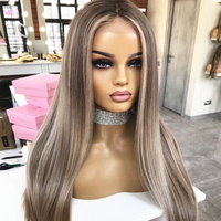 Produit phare : Perruque casher à dentelle HD, couleur naturelle, cuticules alignées, pour femmes blanches