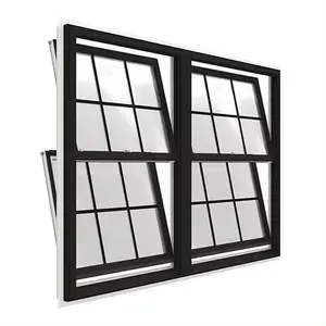 Giá cả cạnh tranh khung nhôm nhà cửa sổ dưới mái hiên dọc lên lật ra cửa sổ nhôm Ai Cập