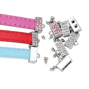 Connecteur de fermoir en alliage de zinc multifonctionnel de 8mm pour femmes Mini bijoux DIY Accessoires de fabrication de collier pour animaux de compagnie Bracelet Porte-clés