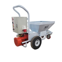 Machine à projeter du mortier électrique mobile pour les chantiers de construction M5
