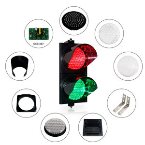 Vente directe d'usine en gros de feux de signalisation routière LED 24V 5W rouge, jaune et vert de 200 mm - Product Image 3