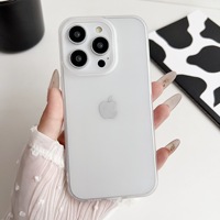 IPhone 용 초박형 매트 반투명 소프트 휴대 전화 케이스 16 Pro Max 16 15 14 13 12 11 XR SEPlus 충격 방지 커버 피부 느낌
