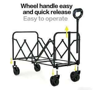 Chariot pliable multifonctionnel pour enfants, poussette pour pique-nique en plein air, camping - Product Image 3