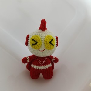 CHANGXU CRAFT Portachiavi Fatto a Mano Dipinto a Mano con Personaggio Anime Retrò Carino <span class=keywords><strong>in</strong></span> Lana a Quattro Linee all'Uncinetto, Ciondolo Decorativo per Borsa - Product Image 6