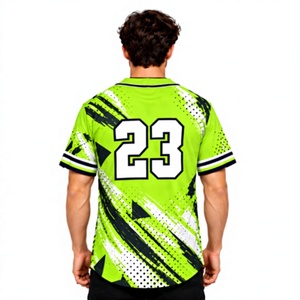 Uniforme Deportivo Personalizado al por Mayor, Jersey de Béisbol Atlético con Cuello en V, Tela Suave y Cómoda, para Hombres, Mujeres y Jóvenes - Product Image 5