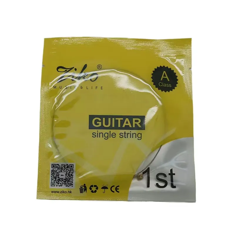 A China Famous Ziko Brand DAG 010 Steel Copper Guitar New Beginner Must Taken Acoustic 1st String Single Guitar Strings