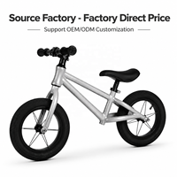 Vélo d'équilibre pour enfants en acier au carbone, prix d'usine en gros, trottinette d'équilibre légère sans pédales pour garçons et filles de 2 à 6 ans