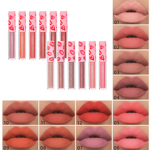 Young Vision Matte <b>Lip</b> Gloss 1ml Long Lasting Velvet Liquid Lipstick For Women - Product Image 5