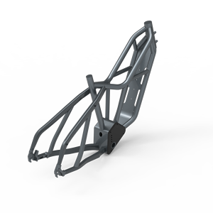 โครงจักรยานไฟฟ้าอลูมิเนียมอัลลอยสีเทาเขียวคุณภาพสูงสำหรับขายส่ง จักรยานเสือภูเขา/จักรยานเมือง สำหรับผู้หญิงและผู้ชาย - Product Image 2